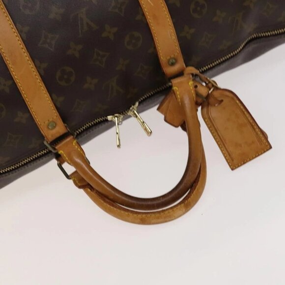 LOUIS VUITTON Monogram Keepall Bandouliere 60 Boston Bag M41412 LV Auth KD299 - Picture 9 of 16